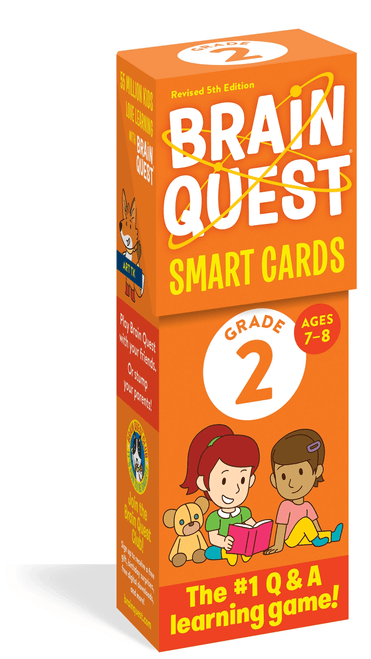 Brain Quest 2nd Grade Smart Cards Revised 5th Edition (Brain Quest Decks) front cover by Workman Publishing, ISBN: 1523517271