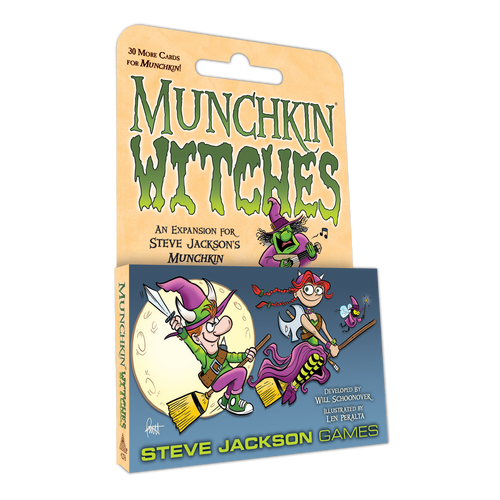 Munchkin Witches Game Expansion front cover