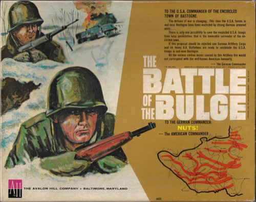 The Battle of the Bulge: WWII Ardennes Battle Game (AH 602) front cover