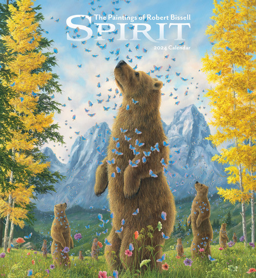 Spirit: The Paintings of Robert Bissell 2024 Wall Calendar front cover by Robert Bissell, ISBN: 1087506638