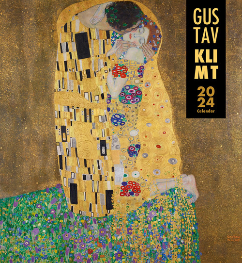 Gustav Klimt 2024 Wall Calendar front cover by Gustav Klimt, ISBN: 1087506719