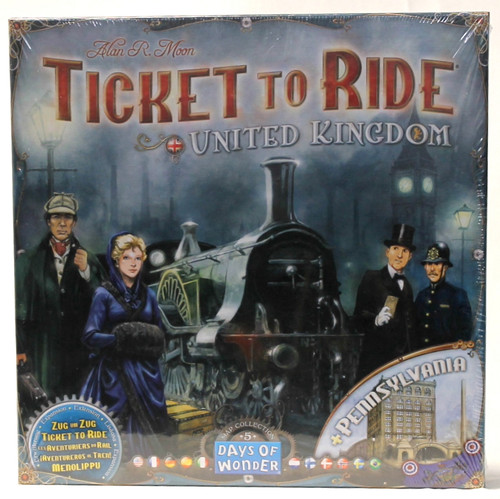 United Kingdom/Pennsylvania 5 Ticket to Ride Map Collection front cover