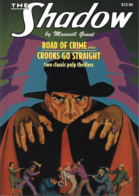The Shadow 11: The Road of Crime / Crooks Go Straight front cover by Maxwell Grant, ISBN: 1932806741