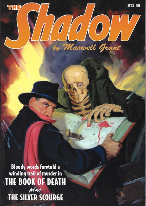 The Shadow 32: The Book Of Death / The Silver Scourge front cover by Maxwell Grant, ISBN: 1608770095