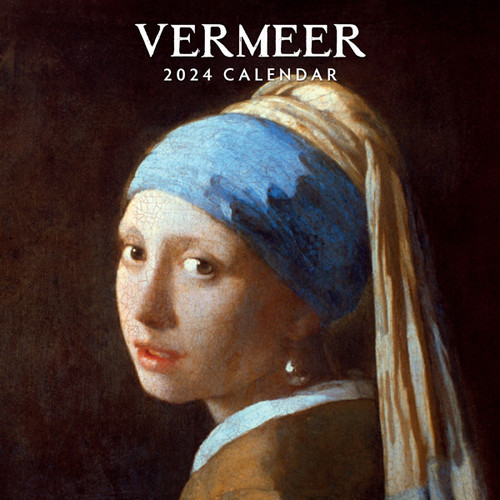 Jan Vermeer 2024 Wall Calendar front cover, ISBN: 1804421898