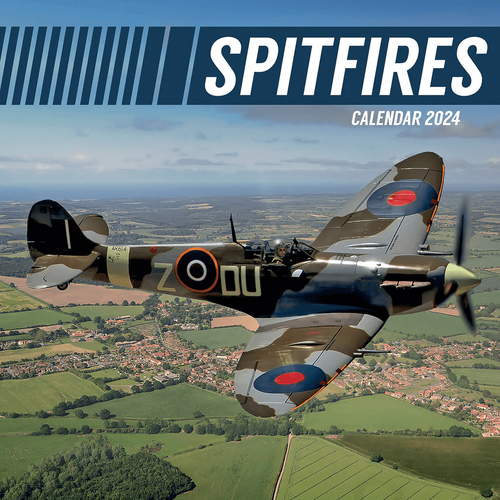 Spitfires 2024 Wall Calendar front cover, ISBN: 1804109495