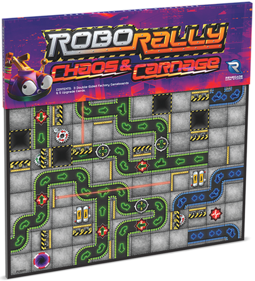 Robo Rally: Chaos & Carnage Expansion front cover