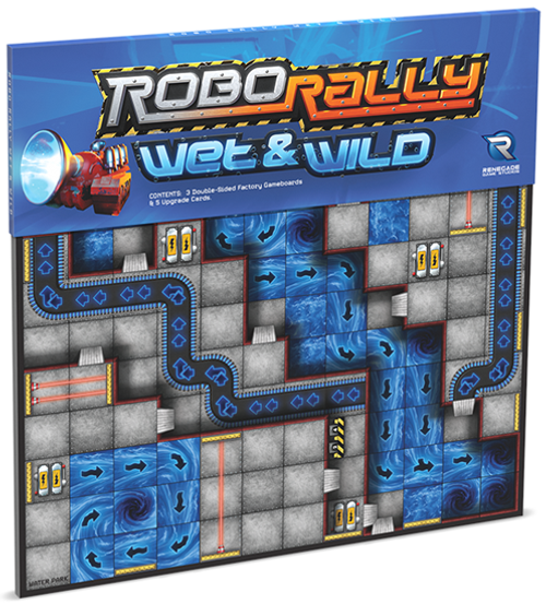 Robo Rally: Wet & Wild Expansion front cover