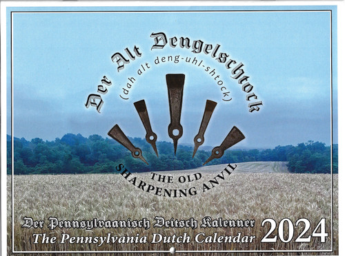 The Pennsylvania Dutch Calender 2024 front cover by Mastof Press