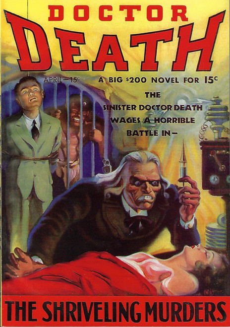 Doctor Death Vol. 1 No. 3 April 1935 (Facsmile) front cover by Carson W. Mowre