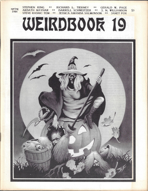 Weirdbook 19, Spring 1984 front cover by W. Paul Ganley