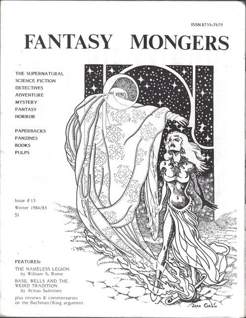 Fantasy Mongers Issue 13, Winter 1984/85 front cover by W. Paul Ganley