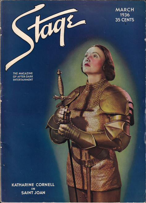 Stage: the Magazine of After-Dark Entertainment, March 1936 front cover by John Hanrahan