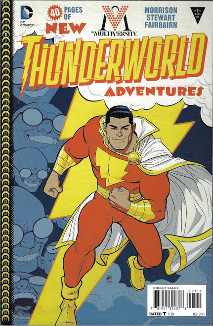 New Thunderworld Adventures Issue 1, February 2015 (DC Comics The Multiversity) front cover by Grant Morrison, Cameron Stewart, Nathan Fairbairn