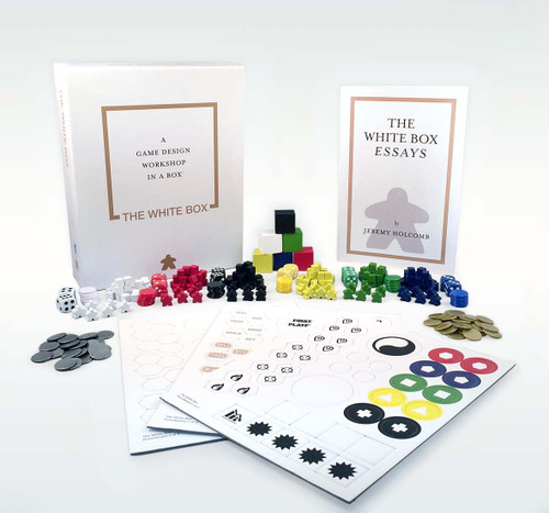 The White Box: A Game Design Workshop in a Box front cover by Jeremy Holcomb, ISBN: 1589781821