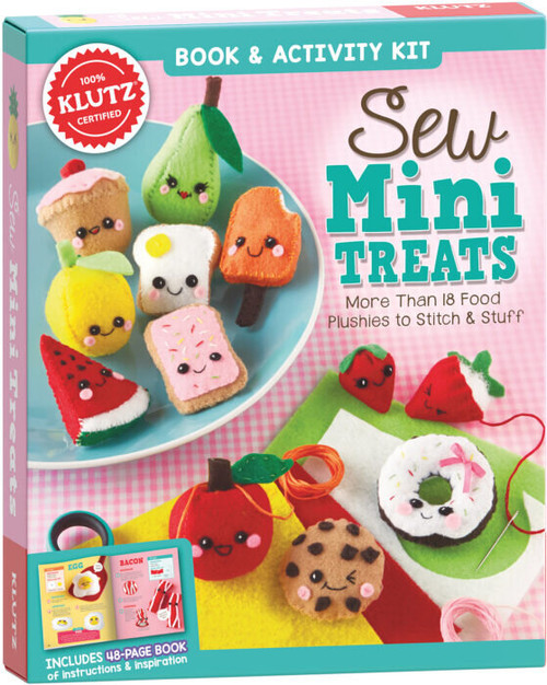 Sew Mini Treats Craft Kit front cover by Klutz, ISBN: 0545906520