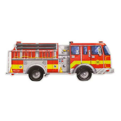Giant Fire Truck 24 Piece Floor Puzzle front cover