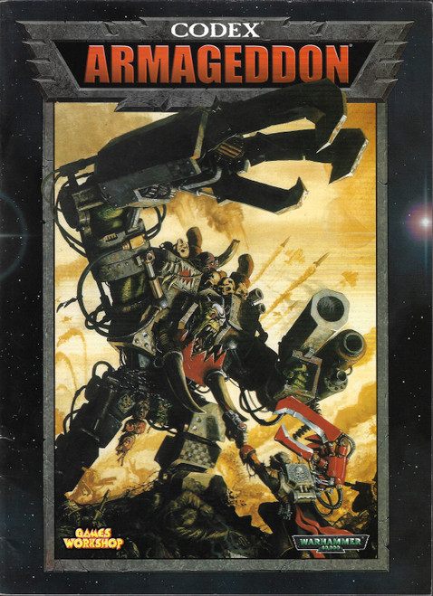 Codex: Armageddon (Warhammer 40K, 3rd Edition) front cover by Andy Chambers, Jervis Johnson, Gavin Thorpe, ISBN: 1841540455