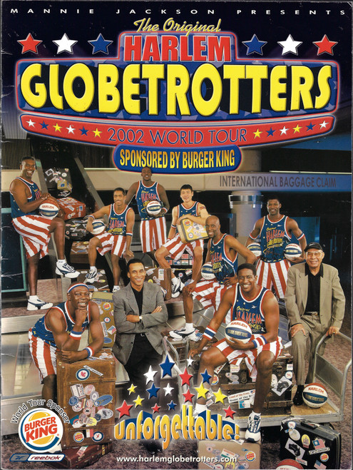 Mannie Jackson Presents The Original HARLEM GLOBETROTTERS 2002 World Tour (Sponsored by Burger King) front cover