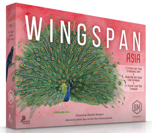 Wingspan Asia Expansion Board Game Stand Alone Game Plus Expansion front cover