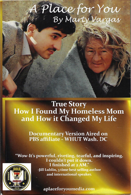 A Place for You: How I Found My Homeless Mom and How it Changed My Life front cover by Marty Vargas, ISBN: 1533066183