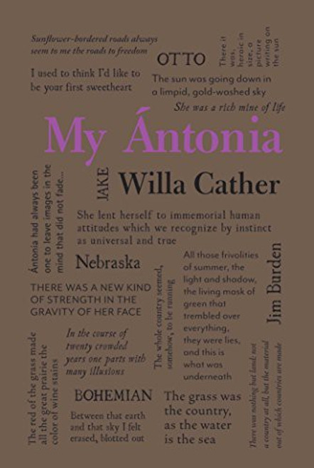 My Antonia (Word Cloud Classics) front cover by Willa Cather, ISBN: 1684123135