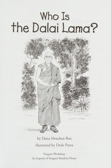 Who Is the Dalai Lama? (Who Was?) front cover by Dana M. Rau, ISBN: 1101995548