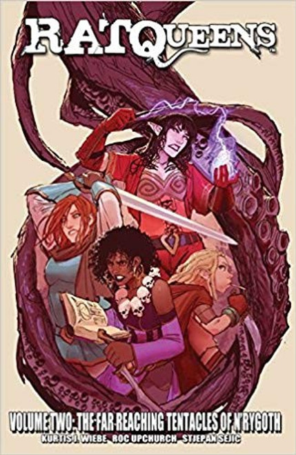 The Far Reaching Tentacles of N'rygoth 2 Rat Queens front cover by Kurtis J. Wiebe, ISBN: 1632150409