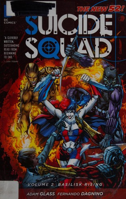 Suicide Squad Vol. 2: Basilisk Rising (The New 52) front cover by Adam Glass, ISBN: 1401238440