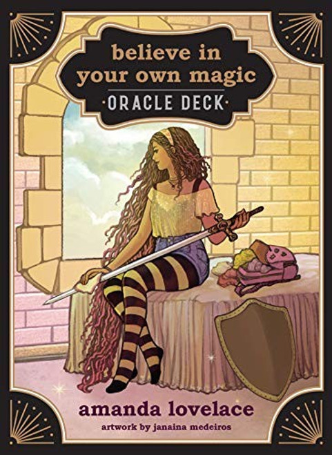 Believe in Your Own Magic: A 45-Card Oracle Deck and Guidebook front cover by Amanda Lovelace, ISBN: 1524854530