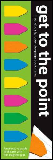 Neon - Get To The Point Magnetic Arrow Bookmarks front cover, ISBN: 1578503787