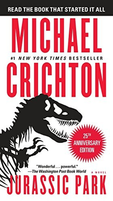 Jurassic Park front cover by Michael Crichton, ISBN: 0345538986