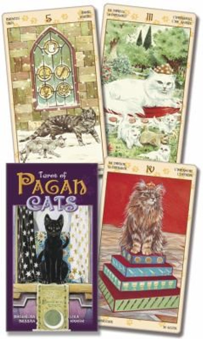 Tarot of Pagan Cats front cover by Lo Scarabeo, ISBN: 0738726702
