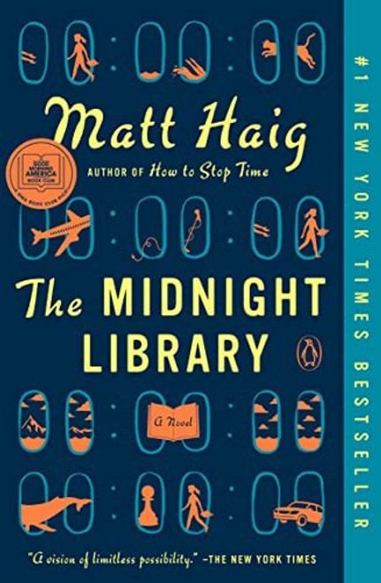 The Midnight Library front cover by Matt Haig, ISBN: 0525559493