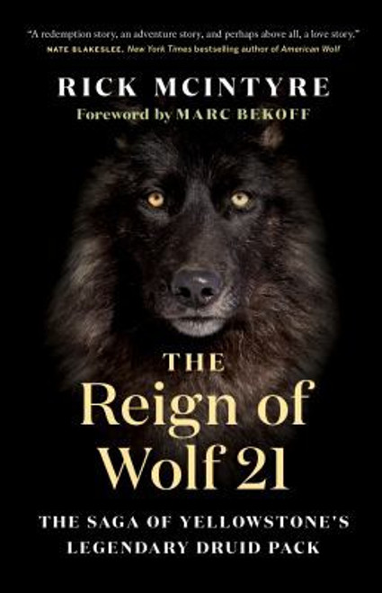 The Reign of Wolf 21: The Saga of Yellowstone's Legendary Druid Pack (The Alpha Wolves of Yellowstone, 2) front cover by Rick McIntyre, ISBN: 1771649968