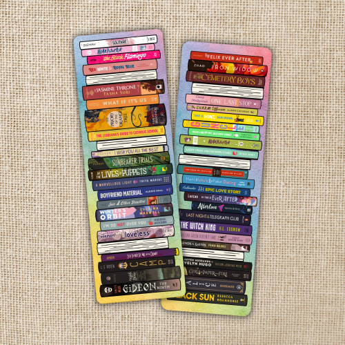 LGBT Book Stack Bookmark front cover