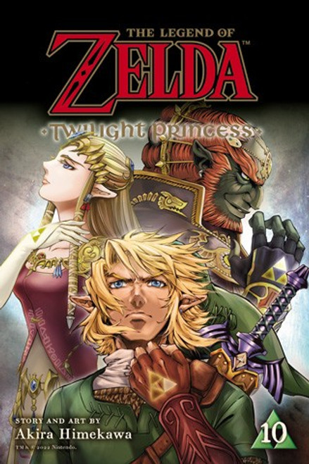 Twilight Princess 10 Legend of Zelda front cover by Akira Himekawa, ISBN: 1974734048