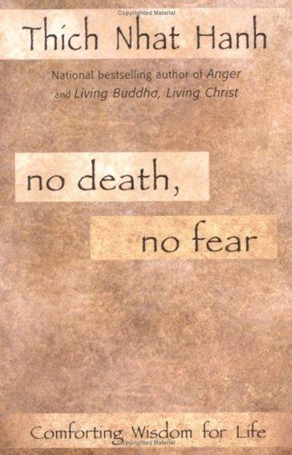 No Death, No Fear front cover by Thich Nhat Hanh, ISBN: 1573223336