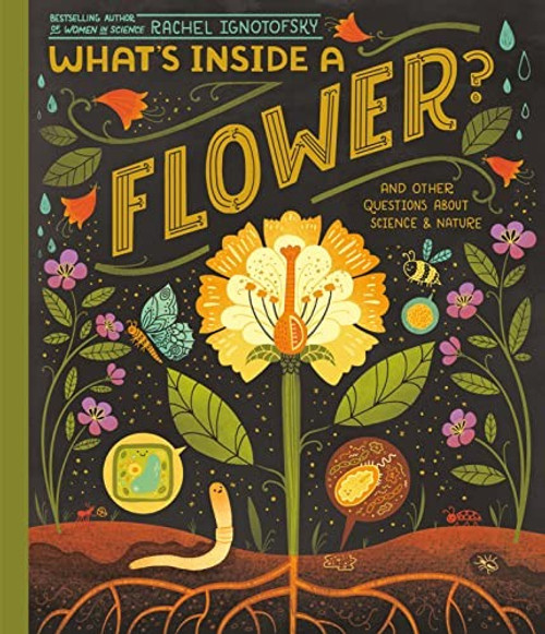 What's Inside A Flower?: And Other Questions About Science & Nature front cover by Rachel Ignotofsky, ISBN: 0593176480