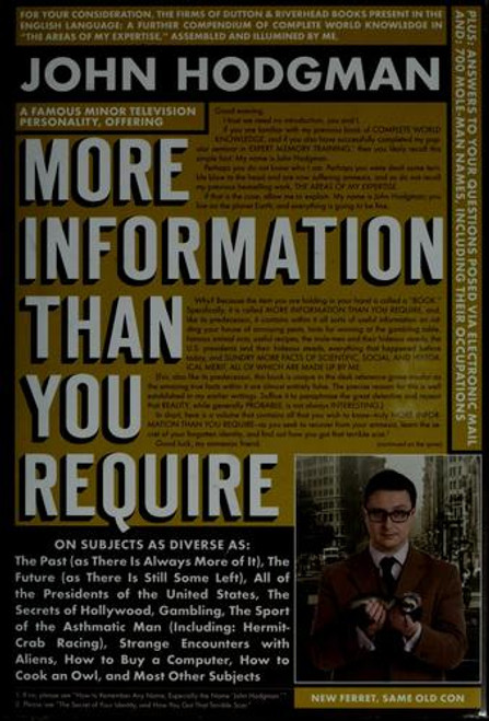 More Information Than You Require front cover by John Hodgman, ISBN: 0525950346
