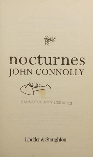 Nocturnes front cover by John Connolly, ISBN: 0340834587