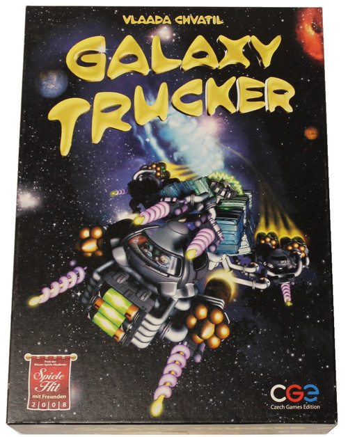 Galaxy Trucker Board Game (1st Edition) front cover by Vlaada Chvatil