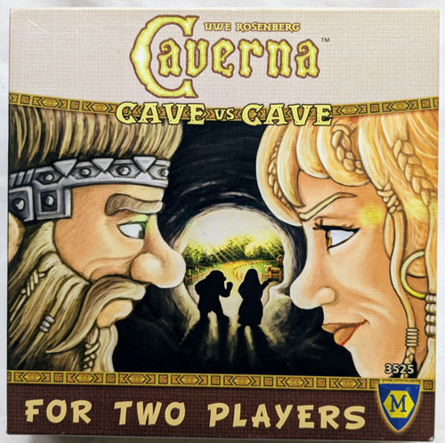 Caverna: Cave vs. Cave Board Game front cover by Uwe Rosenberg