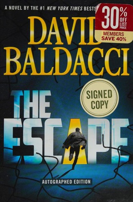 The Escape (Signed 1st Edition) front cover by David Baldacci, ISBN: 1455589470