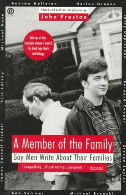 Member of the Family: Gay Men Write About Their Families front cover by John Preston, ISBN: 0452270324