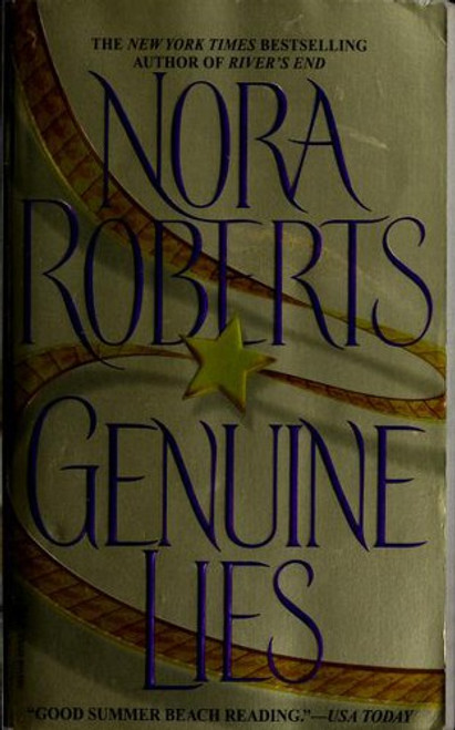 Genuine Lies front cover by Nora Roberts, ISBN: 0553290789