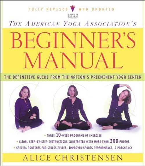 The American Yoga Association Beginner's Manual front cover by Alice Christensen, ISBN: 0743219414