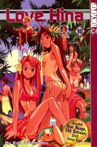 10 Love Hina front cover by Ken Akamatsu, Nan Rymer, ISBN: 1591821169