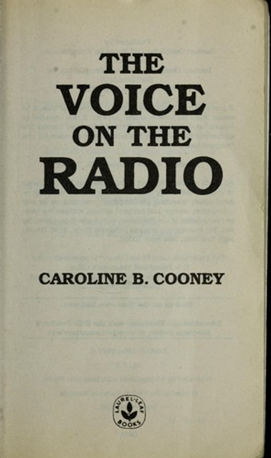The Voice On the Radio 3 Janie Johnson front cover by Caroline B. Cooney, ISBN: 0440219779