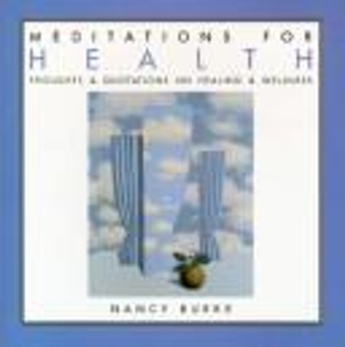 Meditations for Health front cover by Nancy Burke, ISBN: 0517124157